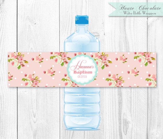 bottle shower labels baby vintage water Bottle Shabby Chic Labels. Bottle Water DIY Vintage Water Printable