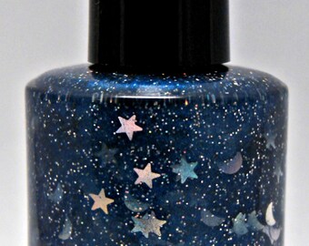 All of Time and Space - Custom Doctor Who Inspired Glitter Nail Polish