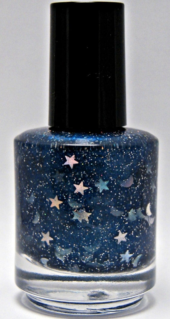 All of Time and Space - Custom Doctor Who Inspired Glitter Nail Polish
