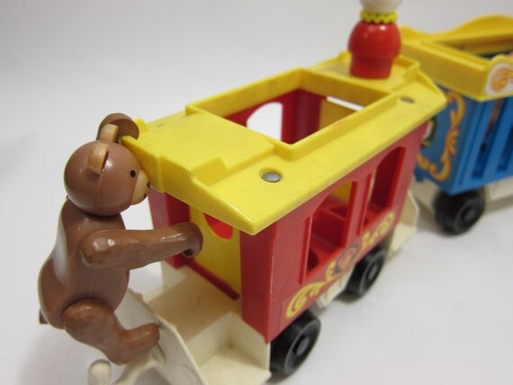 fisher price circus train 1970s