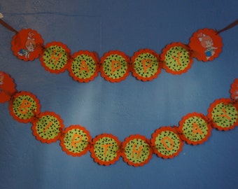 Pebbles Flinstone Birthday Banner