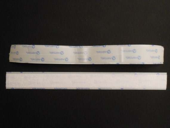 Adhesive Back Low-Profile Clear Velcro