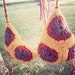 Sunburst Granny Square Bikini Top
