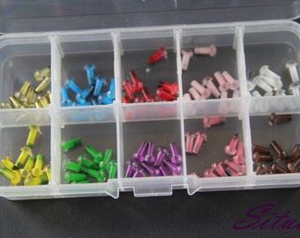 Kit of 5mm Color Safety Eyes for crochet doll-totally 50 pairs