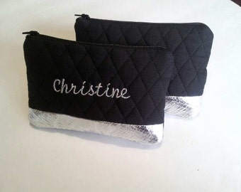 Monogrammed Cosmetic Pouch/Bag