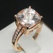 Rose gold engagement rings 3 carat