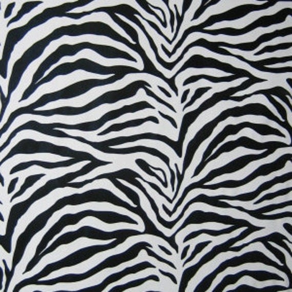 Items similar to Zebra PVC Vinyl 59 Inch Fabric By The Yard -1 Yard on Etsy