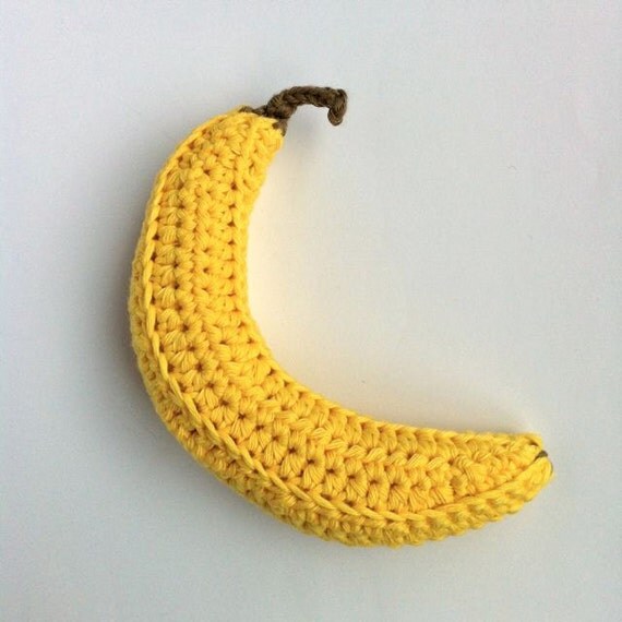 Crochet Banana Pattern / Crocheted Banana / by LittleConkers