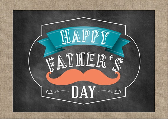 Fathers Day Chalkboard Printable
