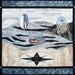 Cottage Seascape Wall Hanging Quilt, Under 50, Home Decor, Art Quilt