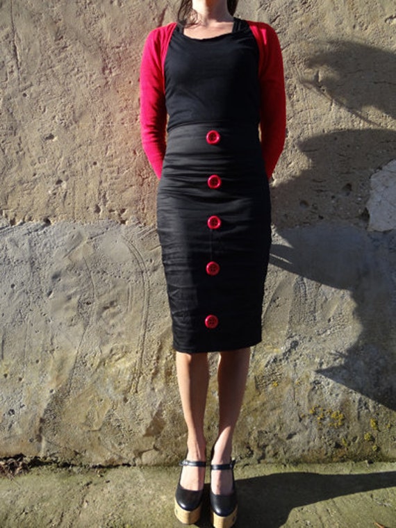 rockabilly pencil skirt outfit