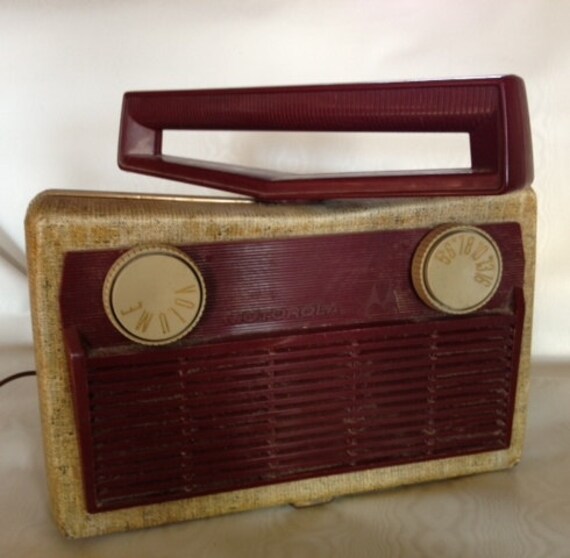 Vintage Motorola AM Tube radio by MoonMayfairVintage on Etsy