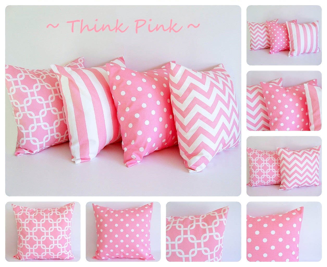 Pink pillow cover 20 x 20 One cushion cover baby by ThePillowPeople Etsy