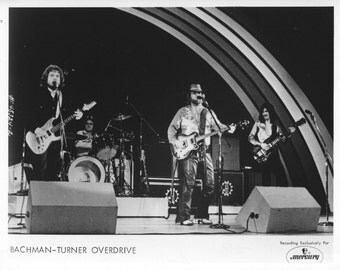 Bachman-Turner Overdrive Publicity Photo 8 by 10 Inches