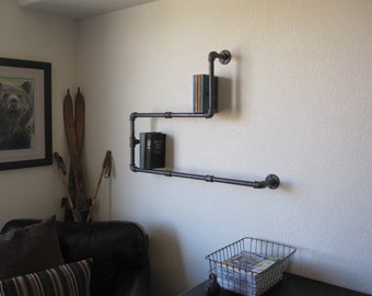 Stout Two Level Book Shelf Pipe Shelf