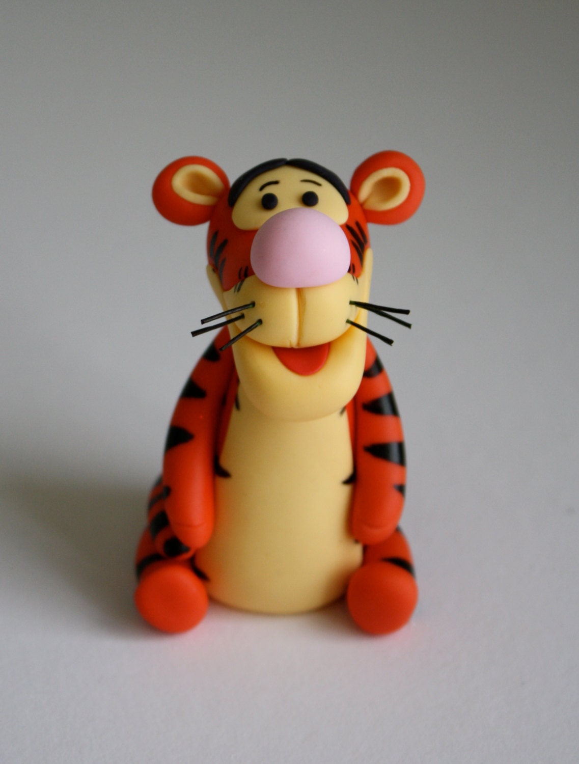 Fondant Tigger Inspired Cake Cupcake Topper by KimSeeEun on Etsy