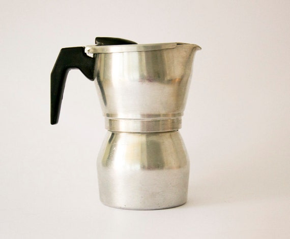 Vintage Italian coffee maker Stovetop Luxa Express 4 cups