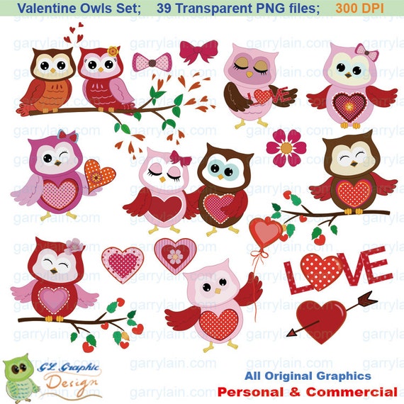 valentine owl clip art - photo #46