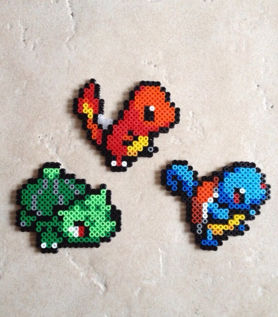 Items similar to Pokemon Generation 1 Starters Set - Bulbasaur ...