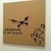 Whatever, I'm late anyway clock 20x20