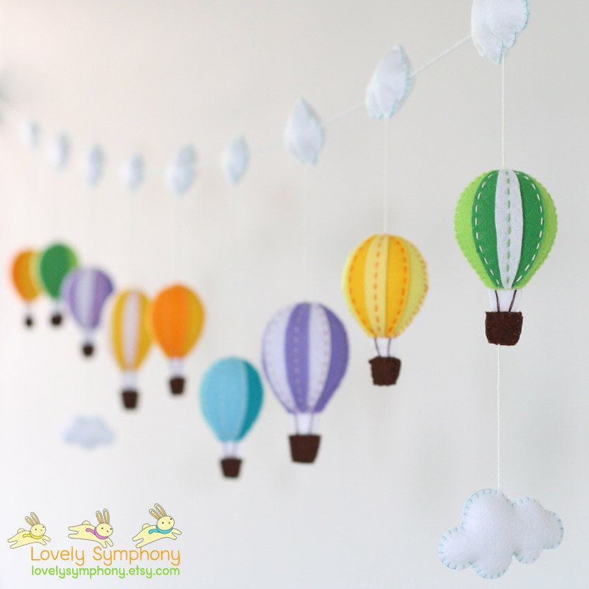 Hot Air Balloon Wall Decor