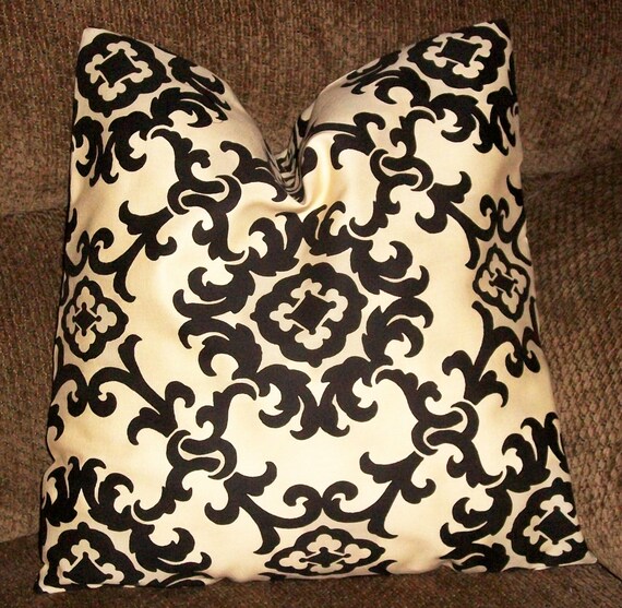 Items similar to Brown & Tan Pillow Cover FRONT/BACK SAME Decorative