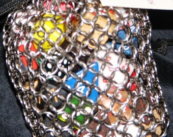 Stainless Steel Dice Bag.