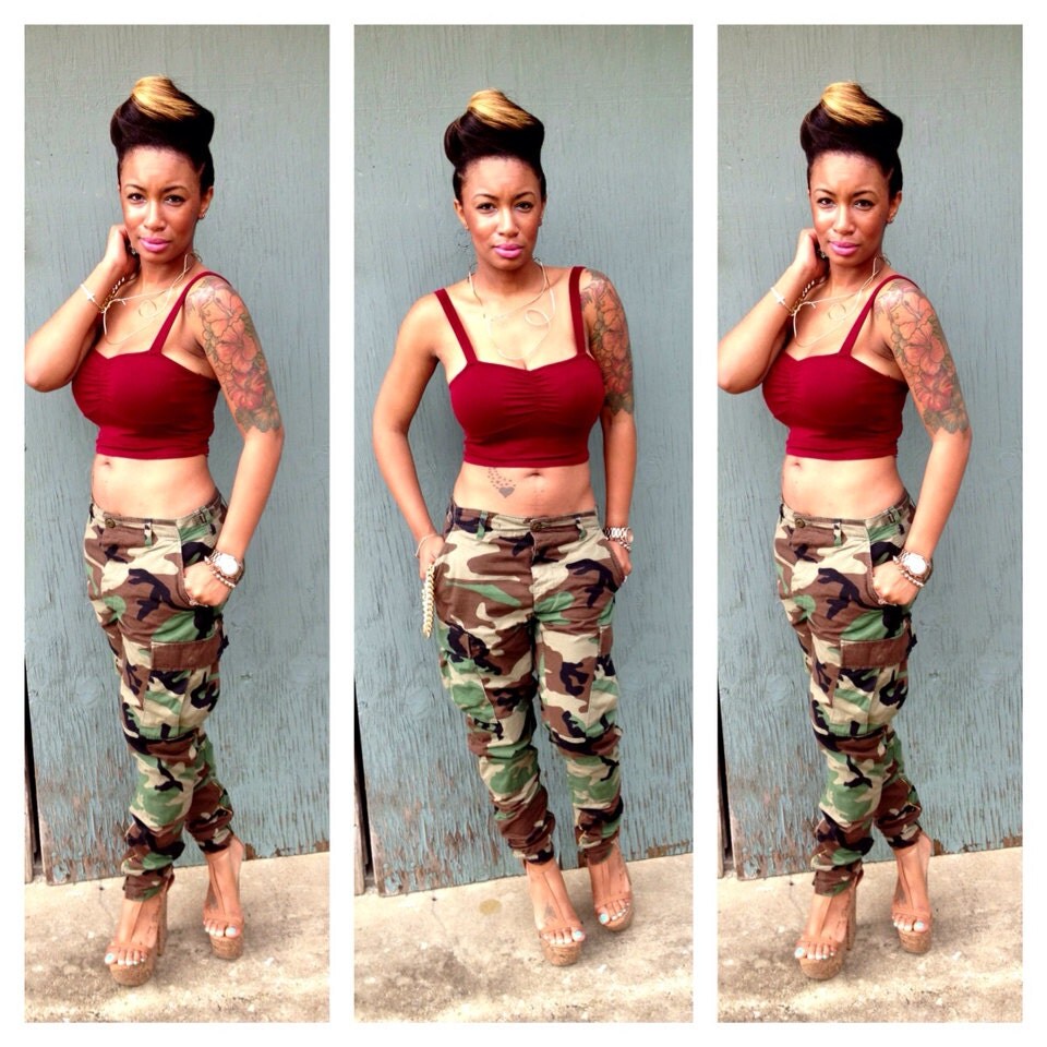 Shop by Category Shop Fatigues Army Navy for the Womens Military Fashion Collection. We will style you out in womens casual street wear military fashion from head to toe with accessories and bags.