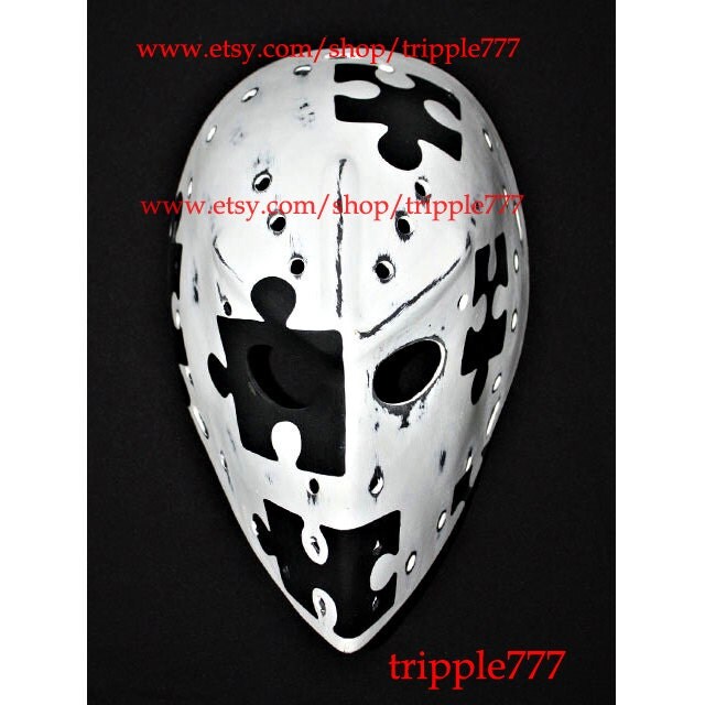 RARE vintage style fiberglass NHL ice hockey goalie face mask