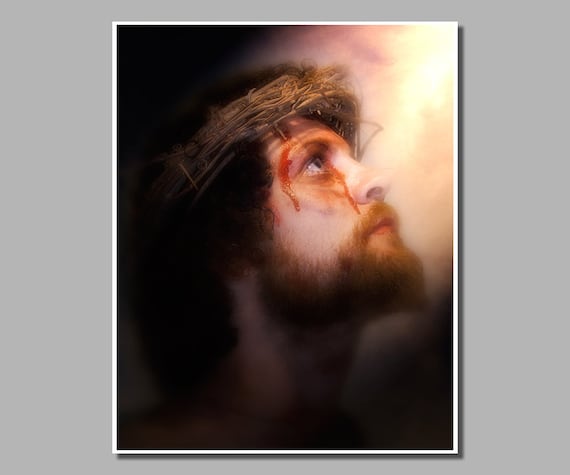 Jesus - On the Cross - Easter Art - Religious Wall Art