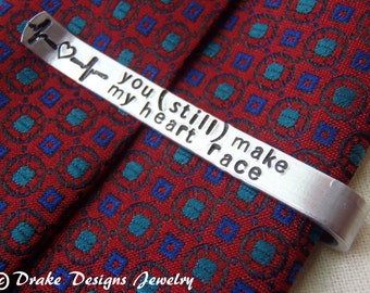 Personalized Tie Clip Secret Message custom tie bar with message hidden on back