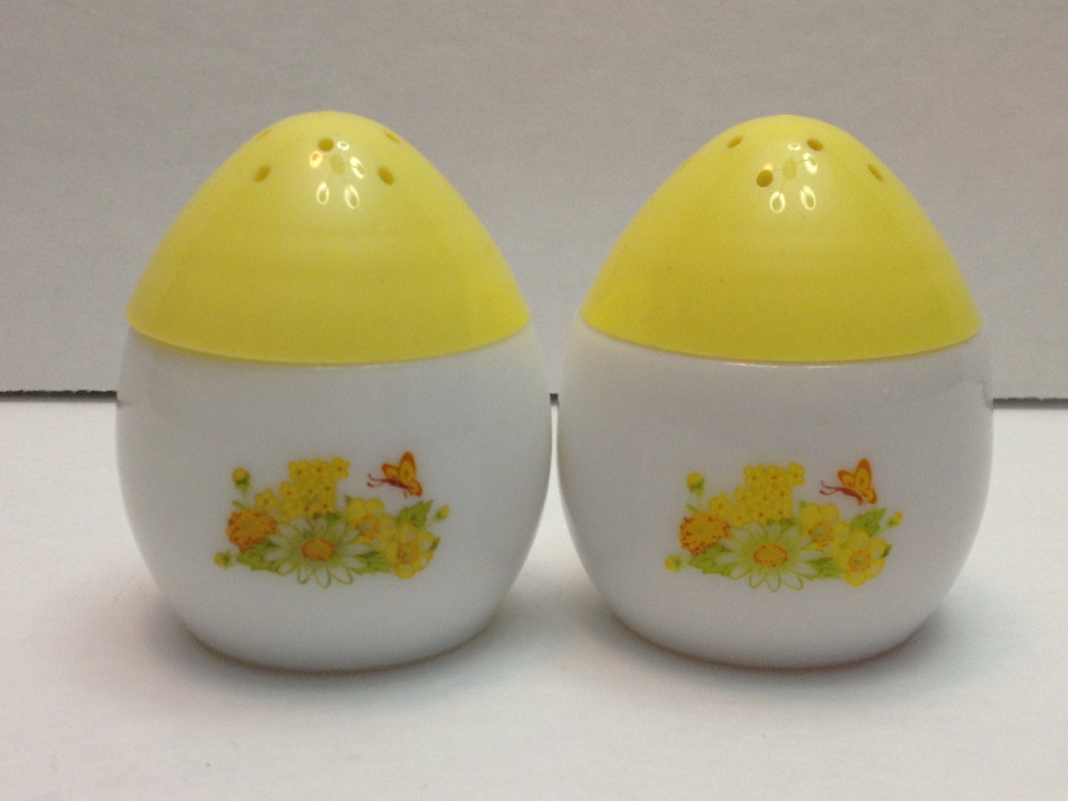 Vintage Avon Egg Shaped Salt and Pepper Shakers