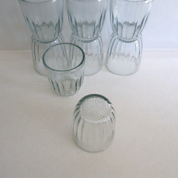 Vintage Jelly Jar Glasses