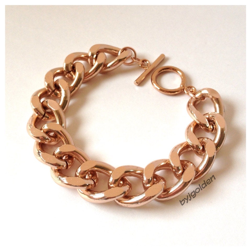 Rose Gold Chain Bracelet