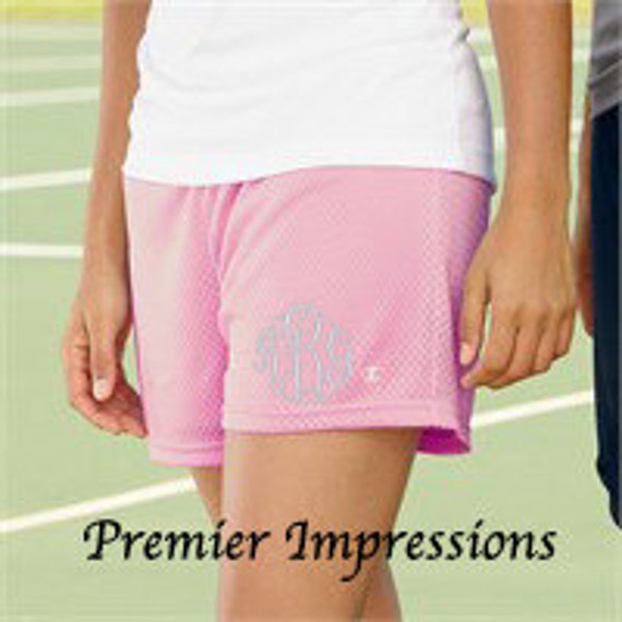 monogram mesh shorts