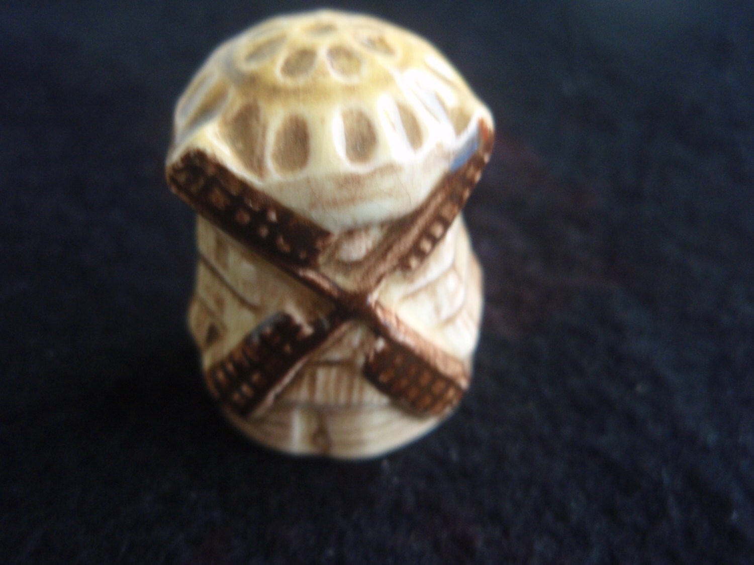 Windmill Thimble Vintage Handcrafted in England porcelain