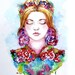 Original Watercolor Bohemian Fashion Illustration by Lana Moes