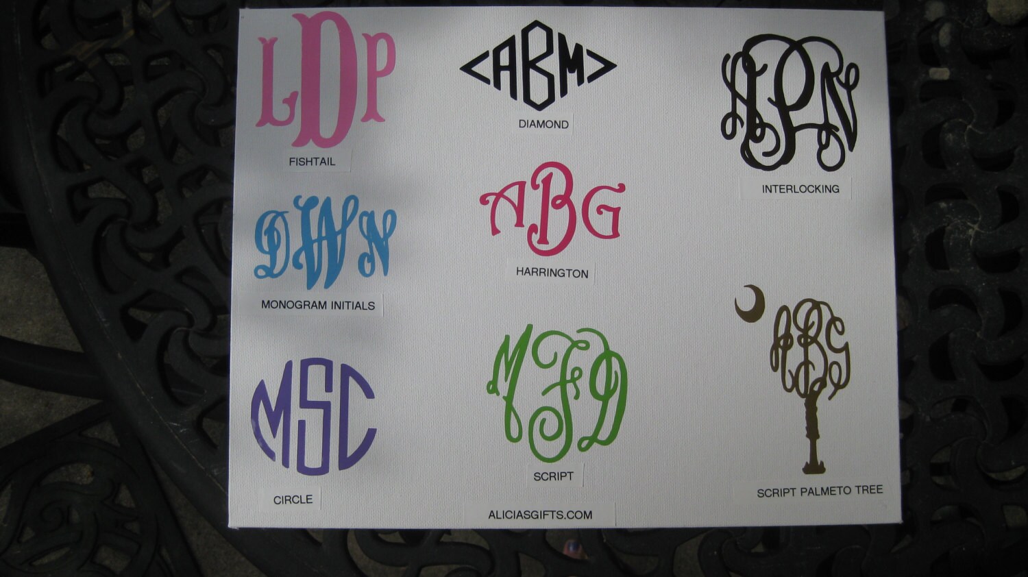 Printable Vinyl Monogram | decals only free shipping monogram waterproof vinyl decals for Printable Vinyl Monogram | decals only free shipping monogram waterproof vinyl decals for