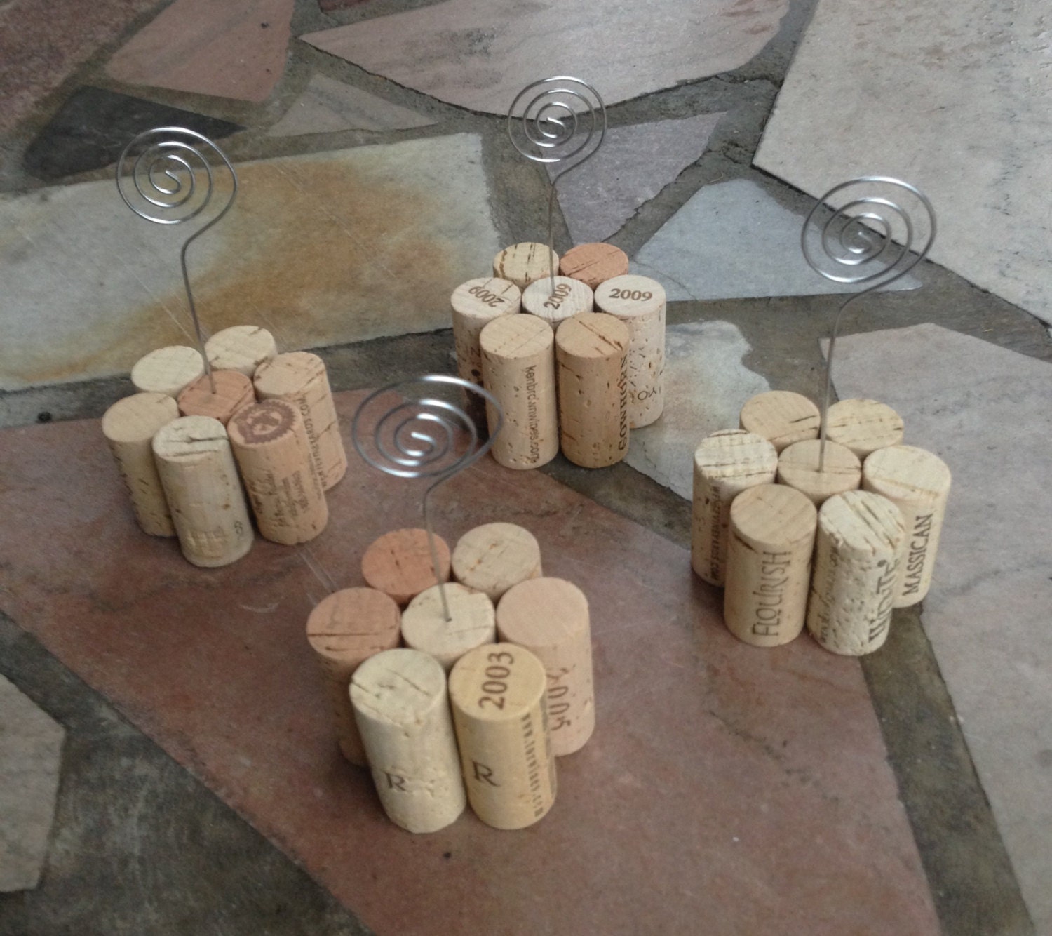 Wine Cork Table Number Holders