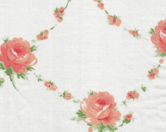 ONE Sweet Vintage Sheet Fat Quarter, Vintage Fabric, Reclaimed Fabric, Fabric Stash, Sewing Supplies, RYR8
