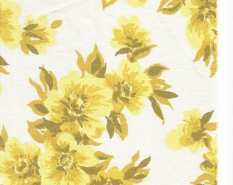 ONE Sweet Vintage Sheet Fat Quarter, Vintage Fabric, Reclaimed Fabric, Fabric Stash, Sewing Supplies, RYR9