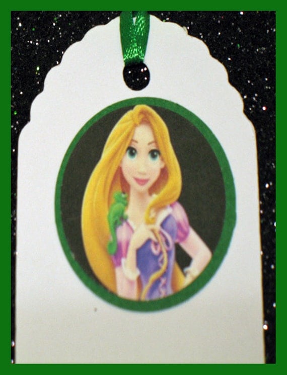 Disney Rapunzel Gift Tags -Rapunzel and Flynn Tags- Rapunzel Birthday ...