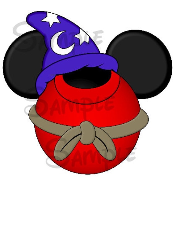 sorcerer mickey hat clipart - photo #21