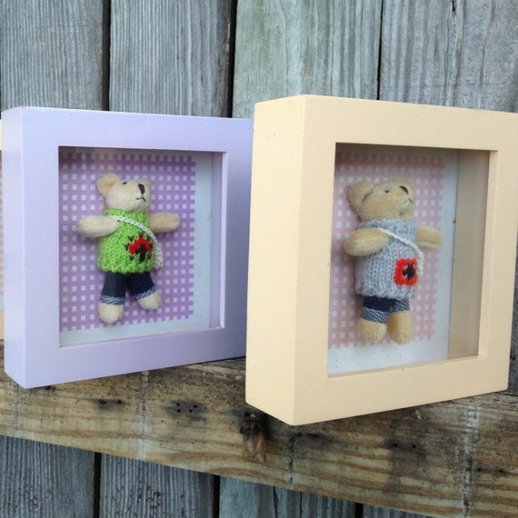 teddy bear display case