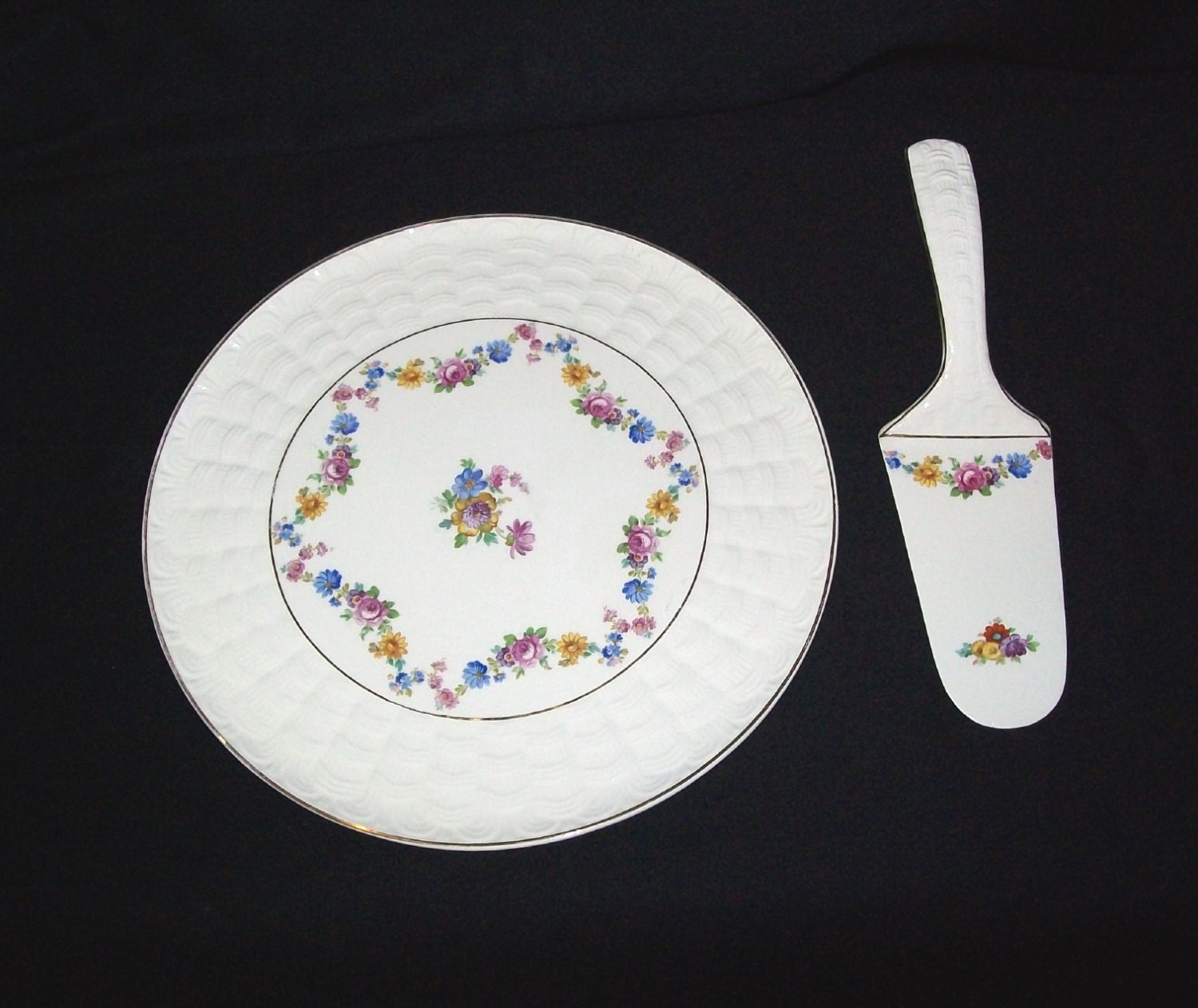 REDUCED Vintage Two-Piece Made in Germany Erphila Cake Plate