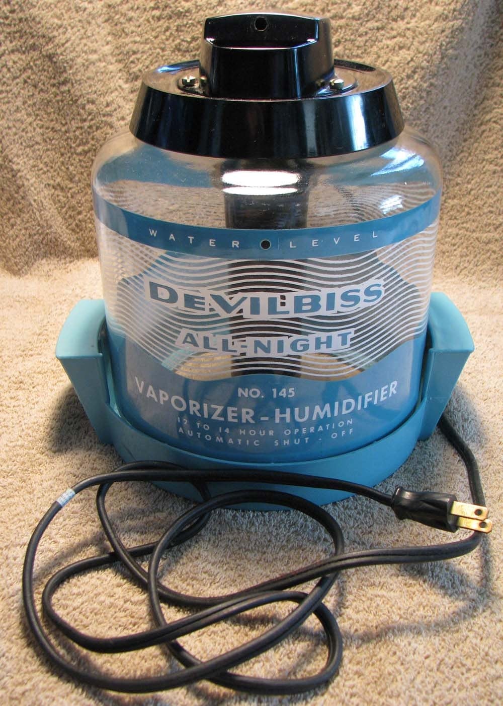 Working Vintage DeVilbiss Vaporizer/ Humidifier Model 145 from
