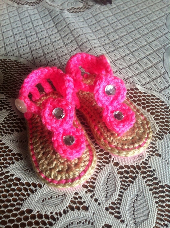 Items similar to Baby Bling Sandals on Etsy