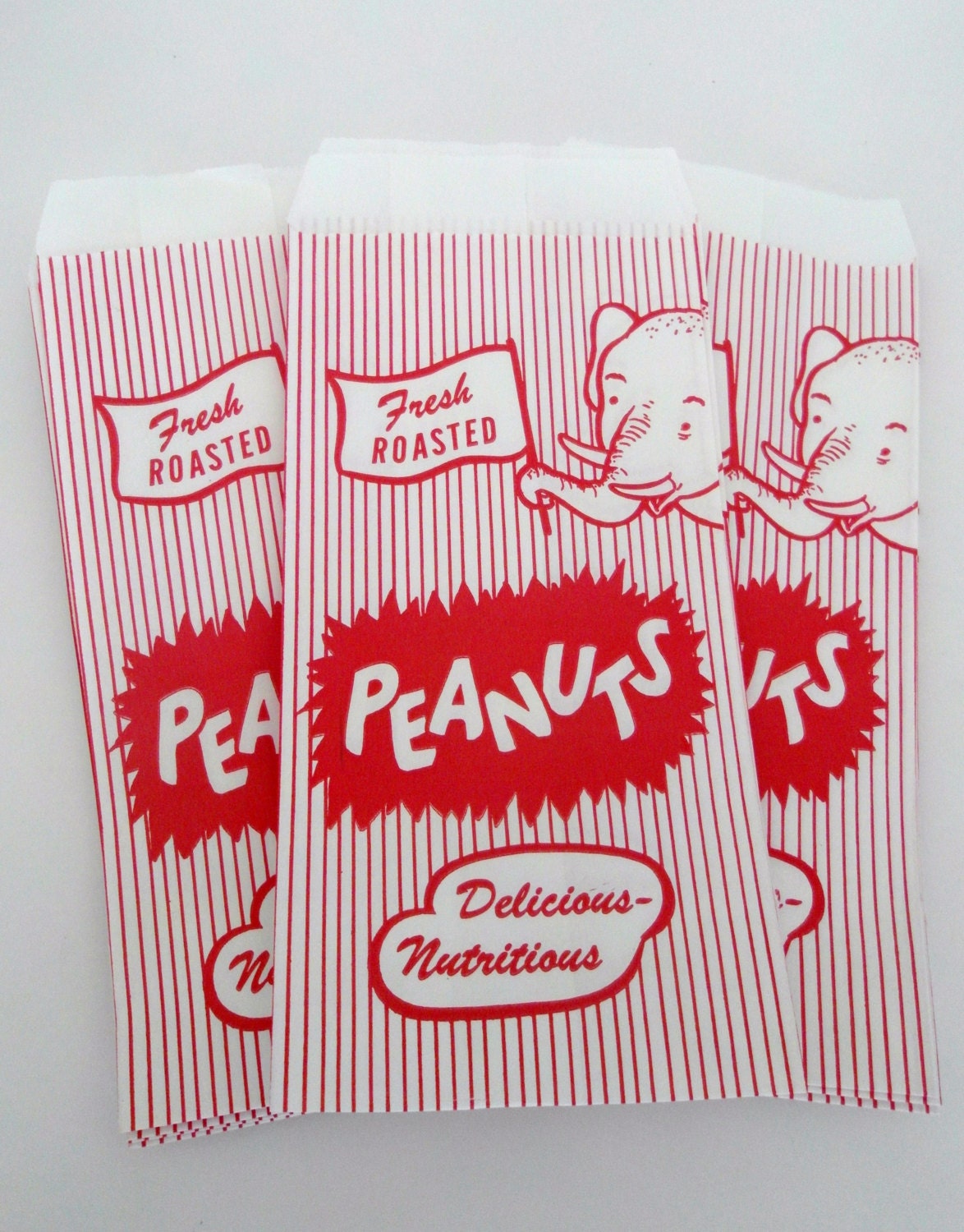 50 Peanut Bags....Retro...Vintage