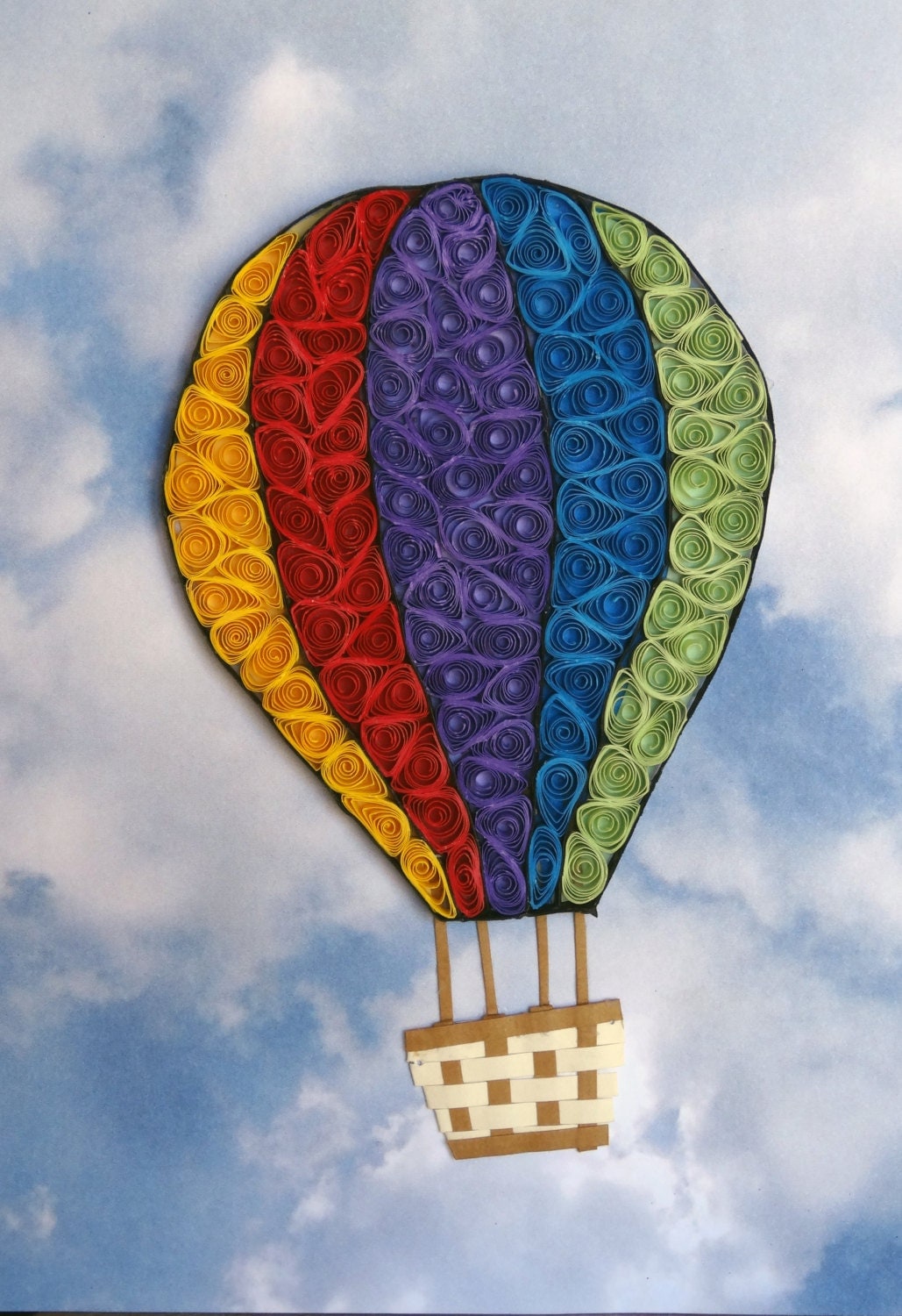 Quilling Hot Air Balloon