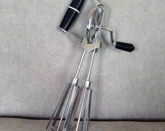 SALE! Vintage Mid-Century Hand Mixer in Stainless Steel